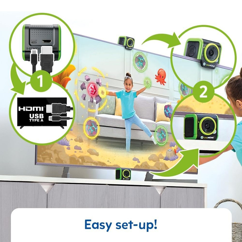 LeapFrog Leapmove Motion-Based Active Learning Video Game System - Black/Green