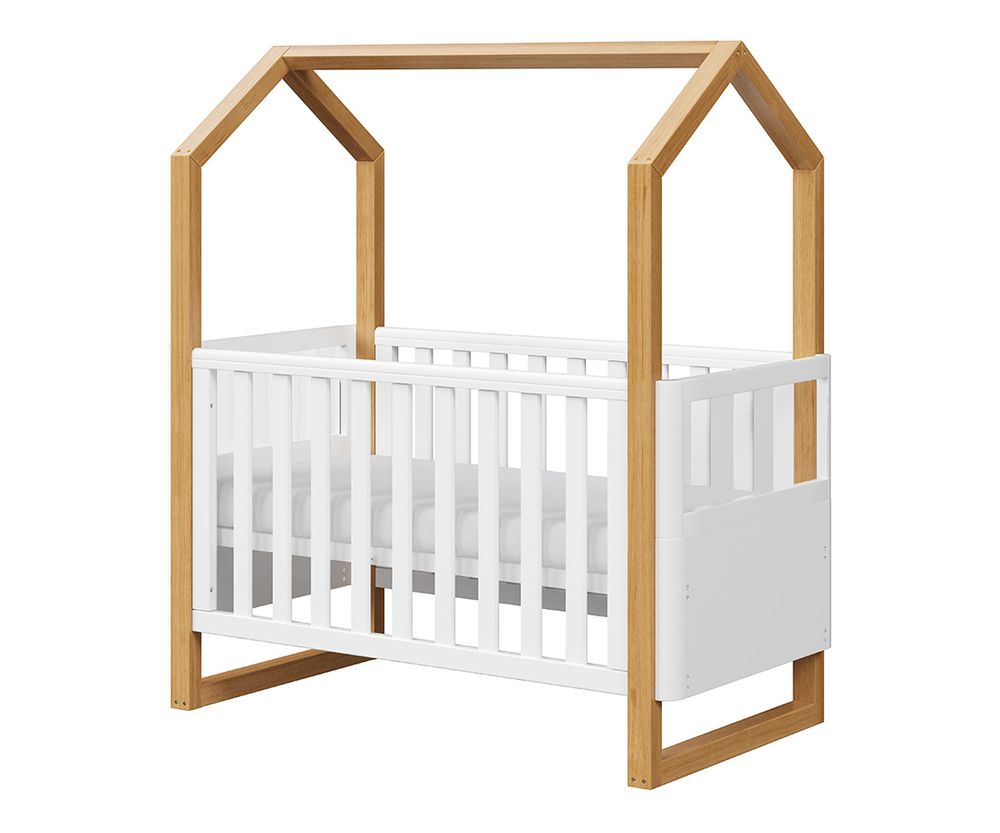 Babyhood - Kaylula Mila Cot - Beech/White