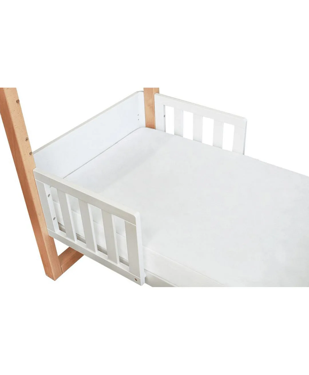 Babyhood - Amani Bebe Standard Cot Fitted Sheet - White