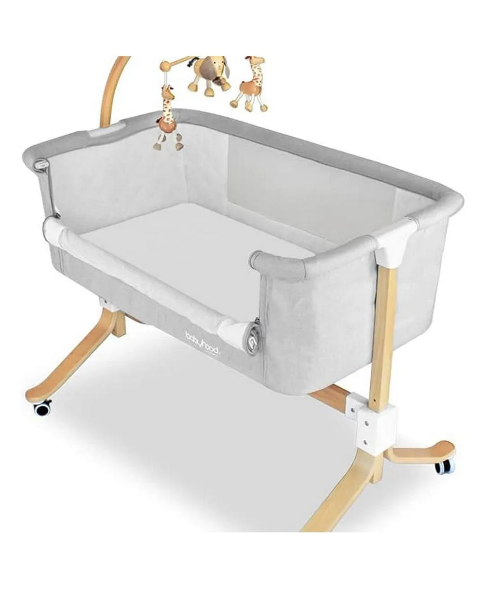 Babyhood - Amani Bebe Standard Cot Fitted Sheet - White