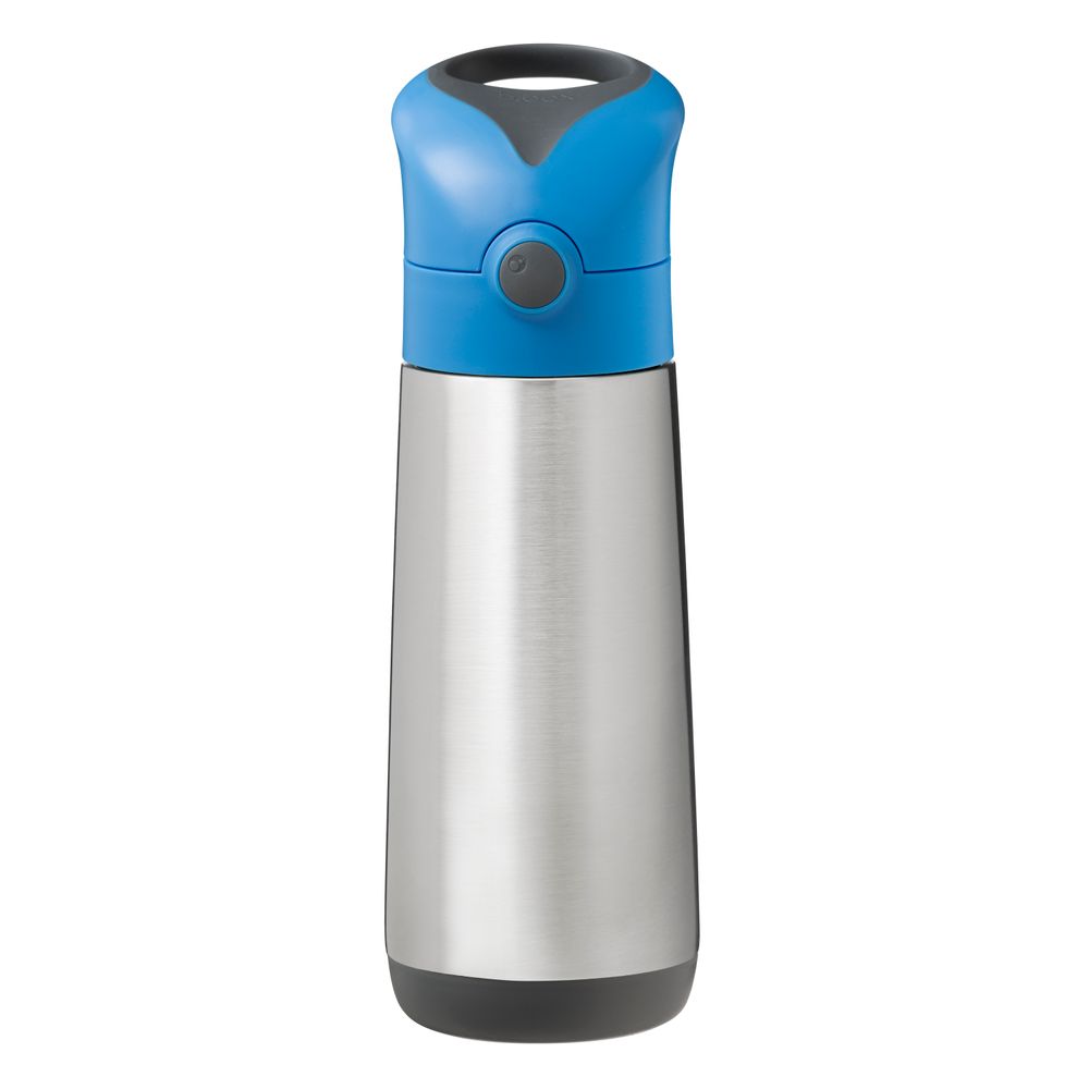 B.box - Hydratio Stainless Steel Drink Bottle - Blue Slate - 500ml
