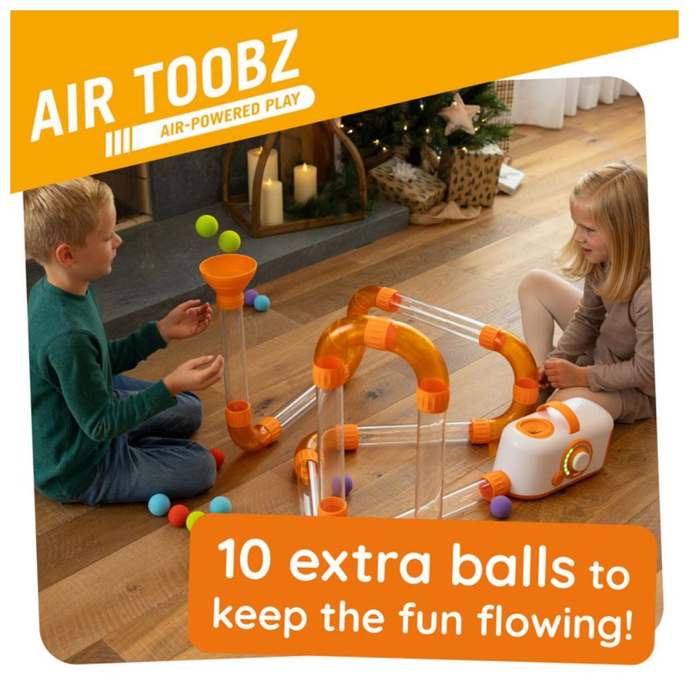Fat Brain Toys Air Toobz Air-Powered Educational Toy Set
