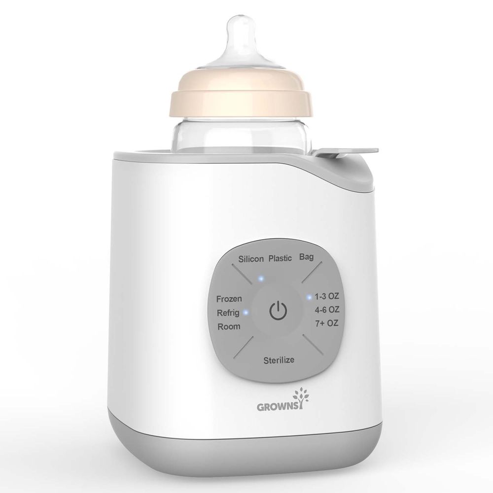 Grownsy - 10-in-1 Bottle Warmer for Breast Milk & Formula - Smart Temp Control