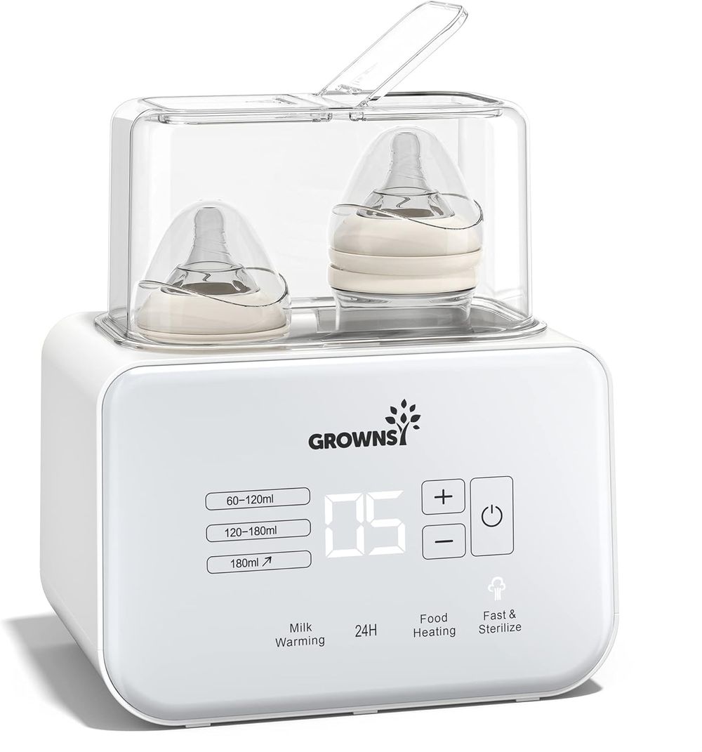 Grownsy - Multi Function Bottle Warmer for Breast Milk / Formula with Temp Timer Control 