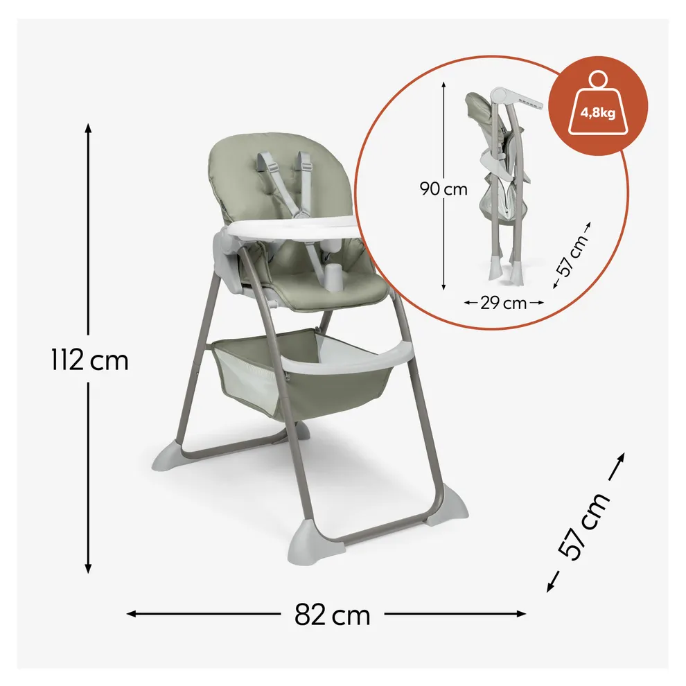 Hauck - Sit N Fold - Compact Folding High Chair