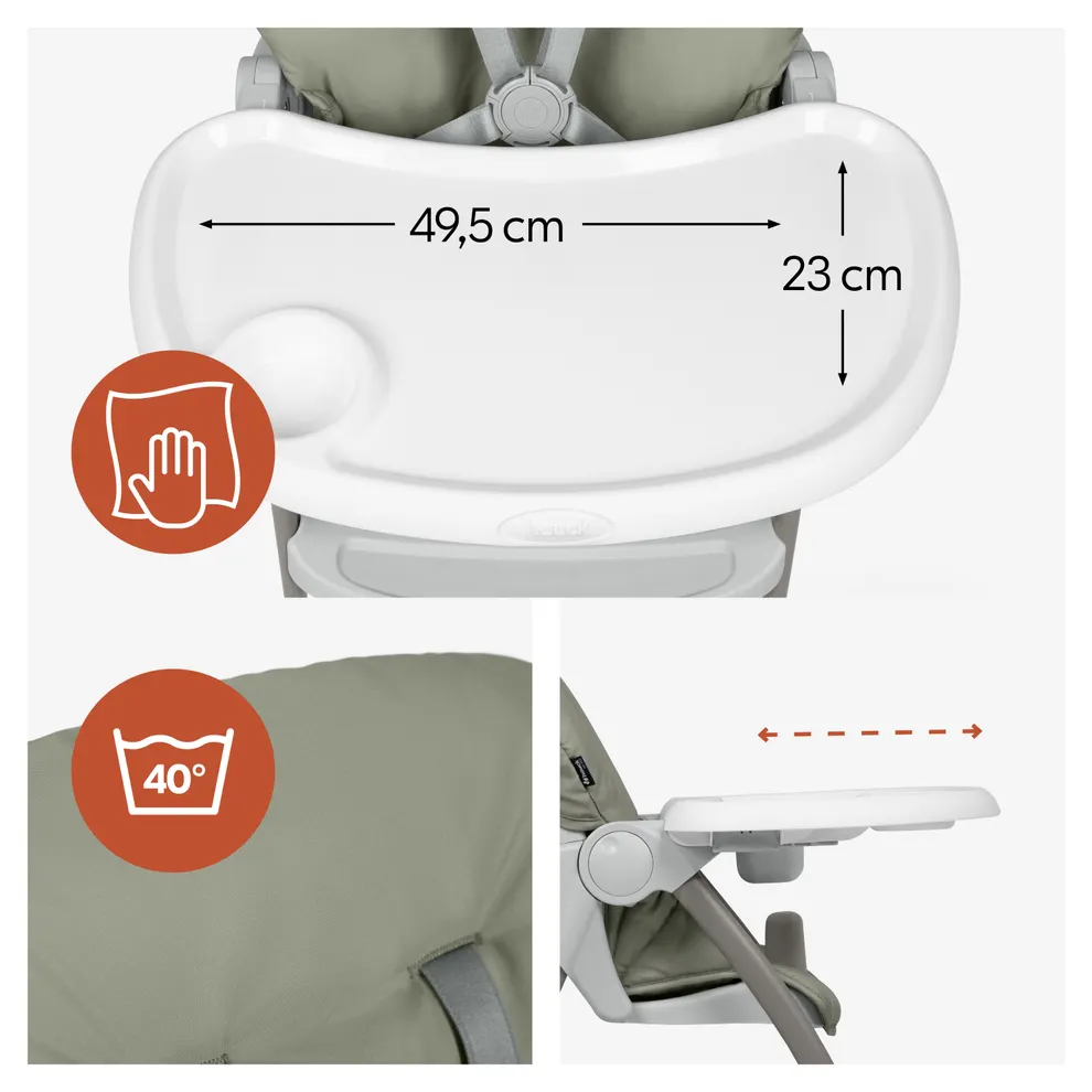 Hauck - Sit N Fold - Compact Folding High Chair