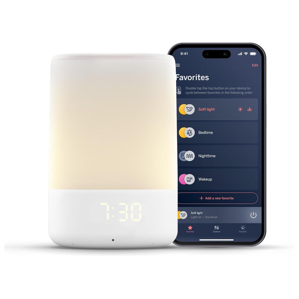 Nanit - Sound And Light Smart Soothing Sound Machine & Night Light - White