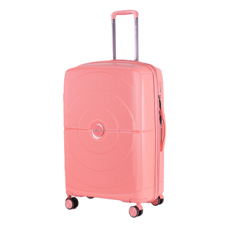 Re-Flection - Carry-on Travel Luggage Trolley With Double Spinner Wheels 24-Inch - Rose Gold