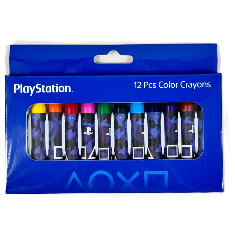 Sony - Playstation Play In Camo Crayons - 12 Pcs