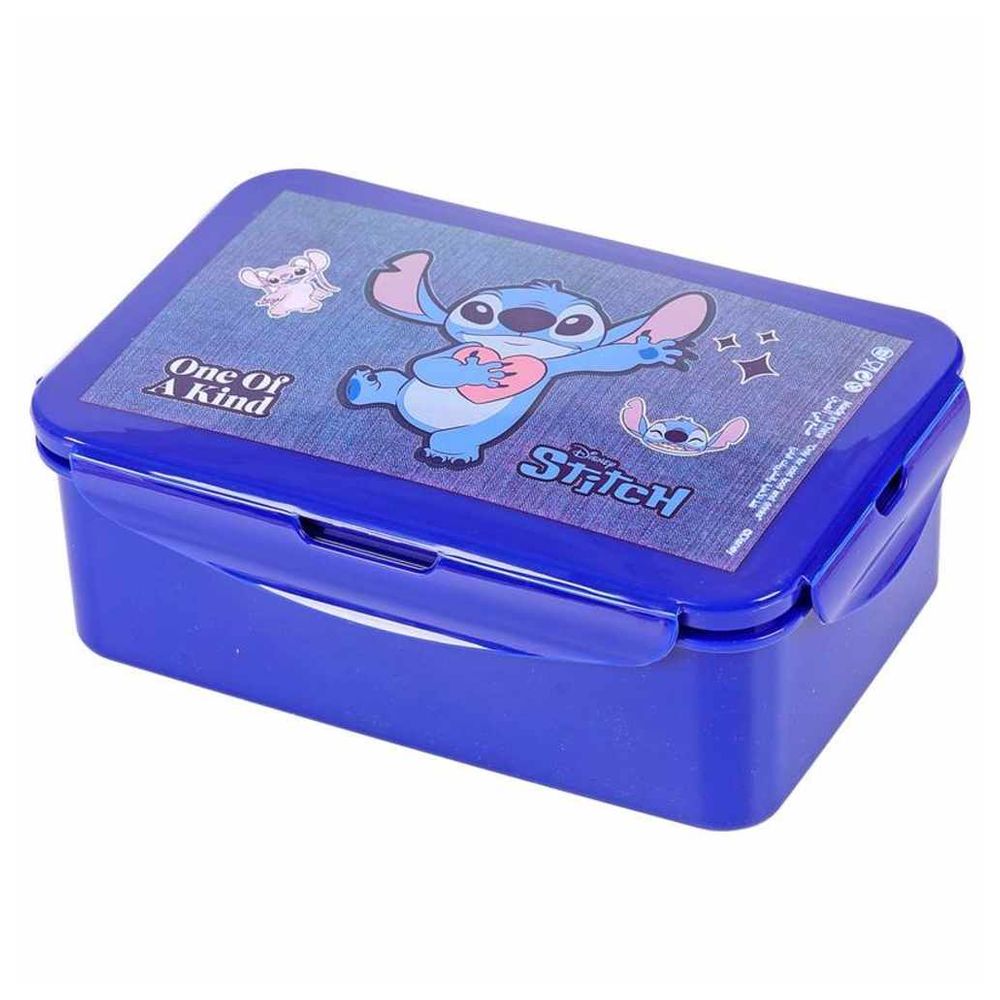 Disney - 3 Removable Compartments Stitch One Of A Kind Lunch Box