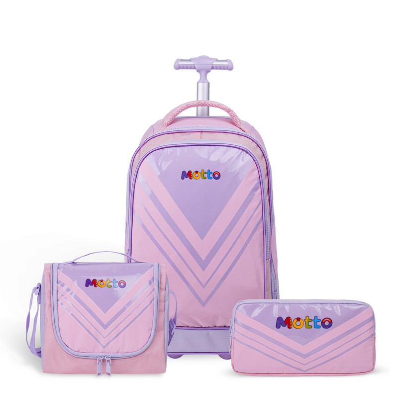 Trucare - Motto Girl Premium Trolley Bag Set - 3pcs