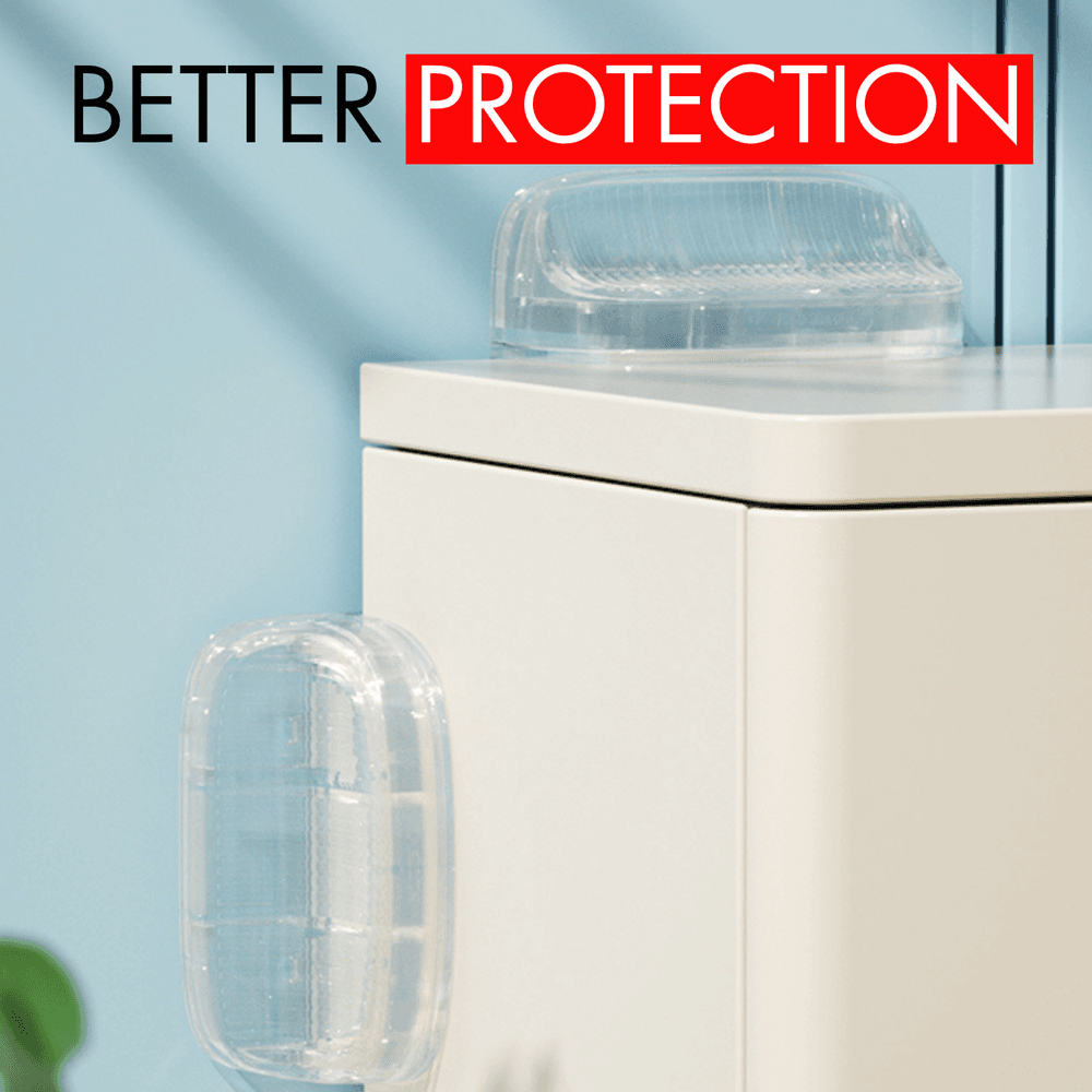 Nurtur - Furniture Anti-Tip Wall Holder - Pack Of 2 - Transparent