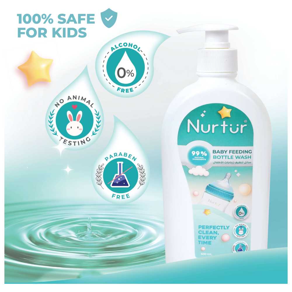 Nurtur Cozi - Baby Bottle And Toys Liquid Cleanser - 500 ml