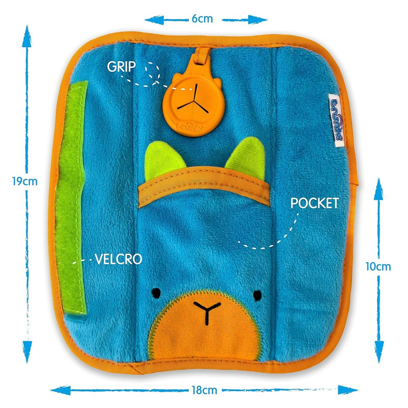 Trunki - Child Seat Belt Strap Cushion Bert Bear - Blue