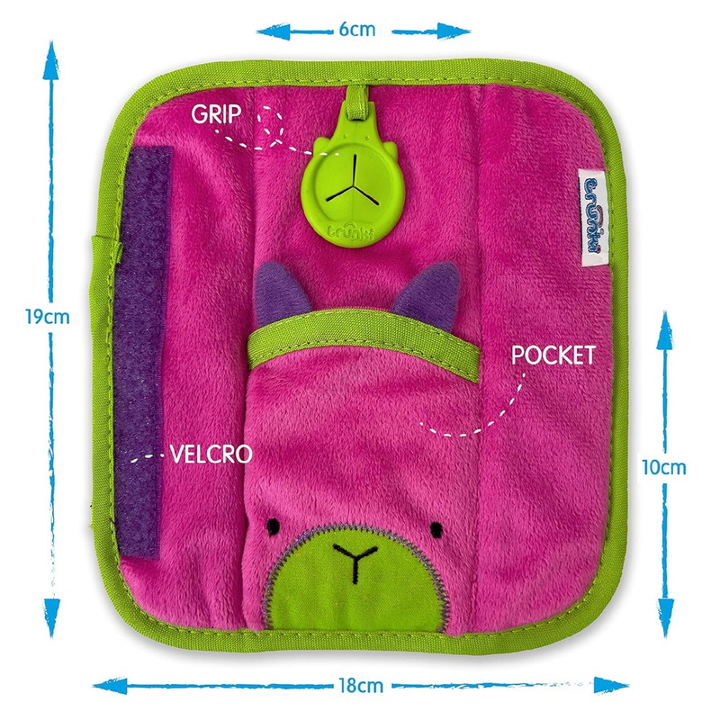 Trunki - Child Seat Belt Strap Cushion Betsy Bear - Pink