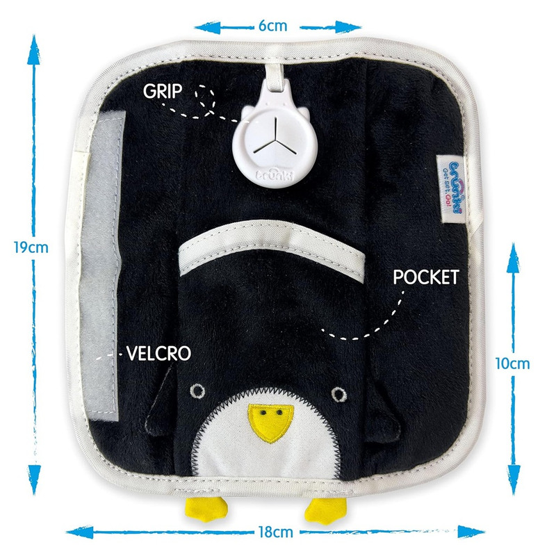 Trunki - Child Seat Belt Strap Cushion Pippin The Penguin