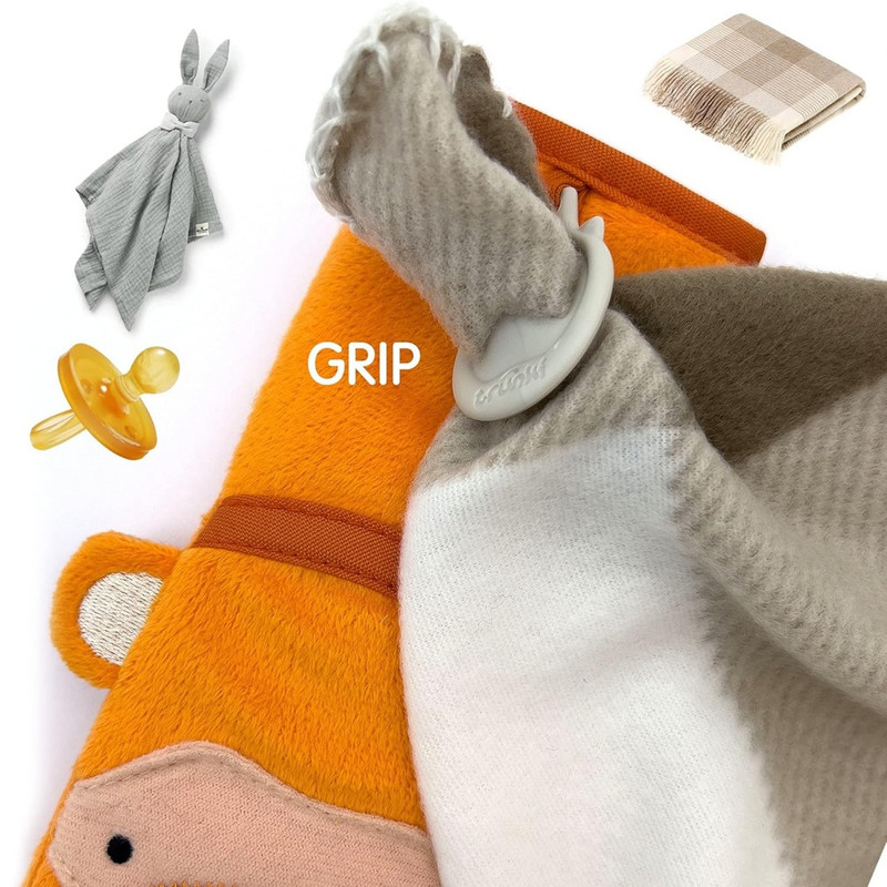 Trunki - Child Seat Belt Strap Cushion Mylo The Monkey - Orange