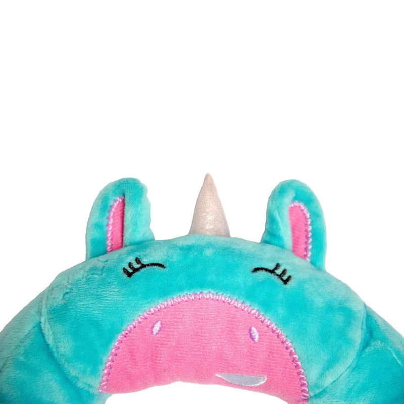 Trunki - Yondi Kids Travel Neck Pillow And Chin Support Una Unicorn - 20cm - Small - Turquoise