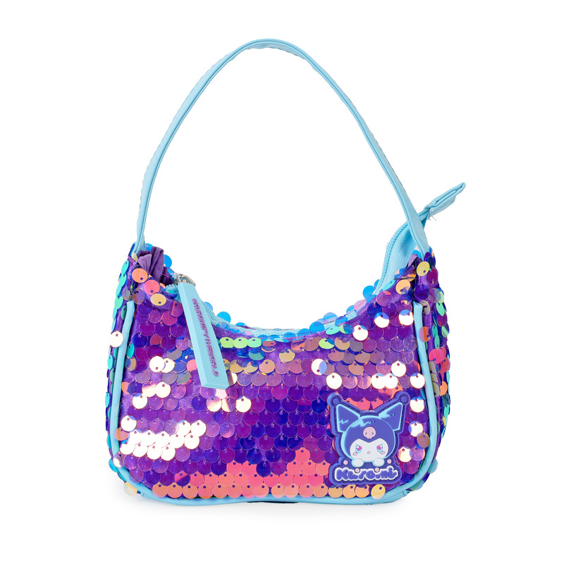 Sanrio - Kuromi Indescent Sequin Shoulder Bag - Multicolor