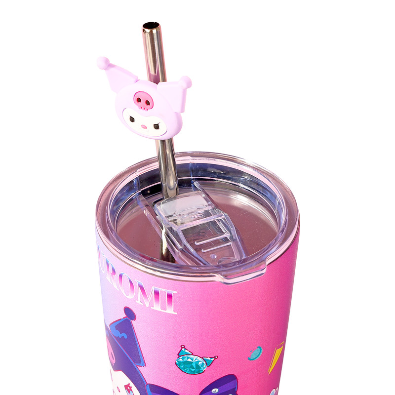 Sanrio - Kuromi Stainless Steel Bottle - Multicolor - 530ml
