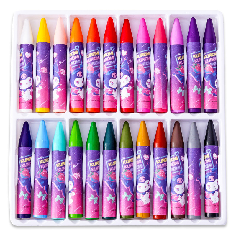 Sanrio - Kuromi Oil Painting Stick Set - 24 Colors