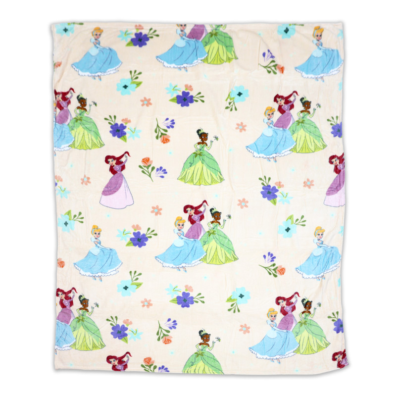 Disney - Princess Flannel Blanket - Multicolor