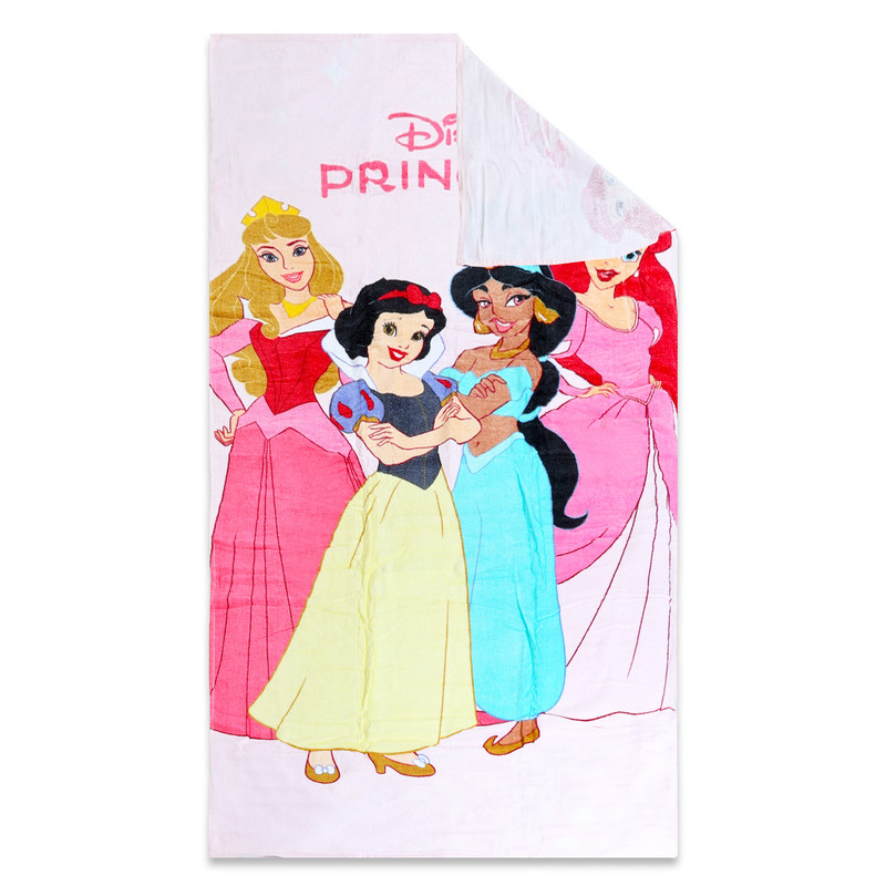 Disney Princess Printed Beach Towel - Multicolor - 70x140 cm