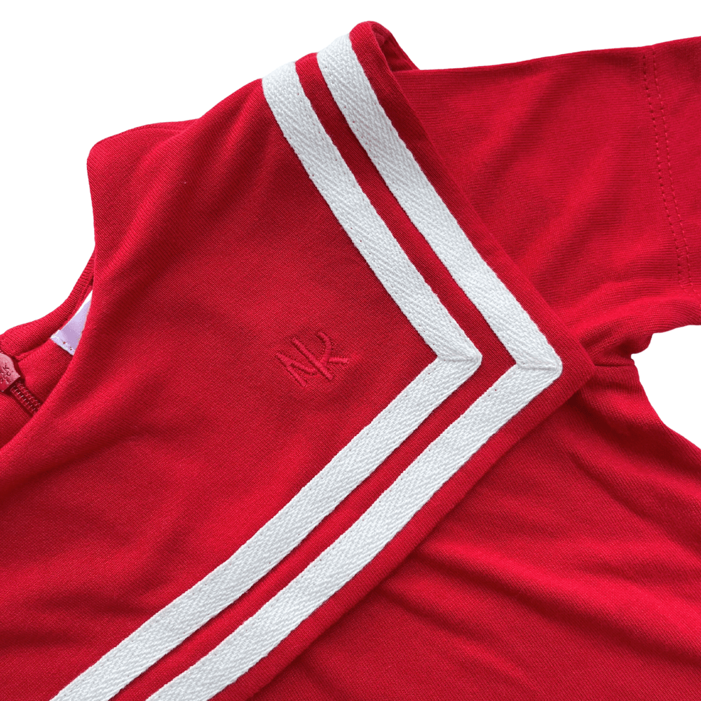 Next of Kin - Sidney Sailor Tshirt and Short Set - Red