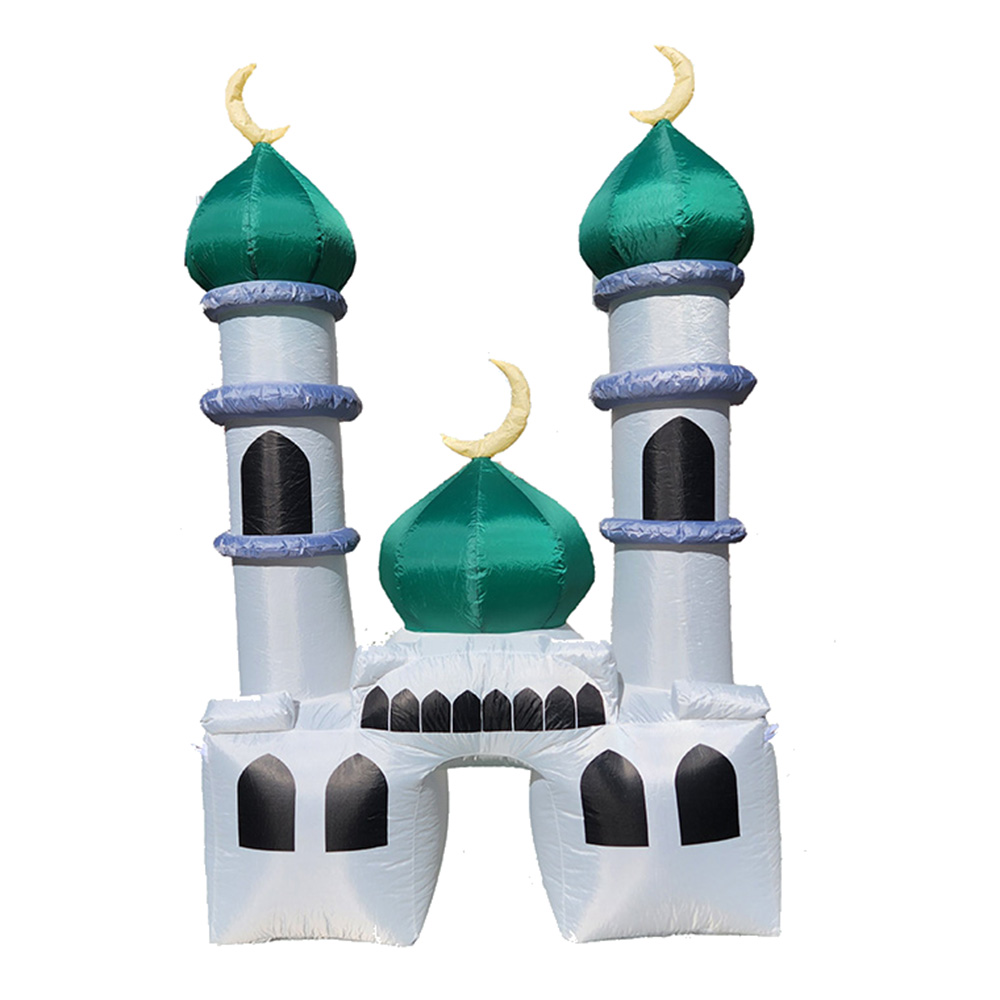 New Traditions Store - Majestic Green Mosque Inflatable Balloon