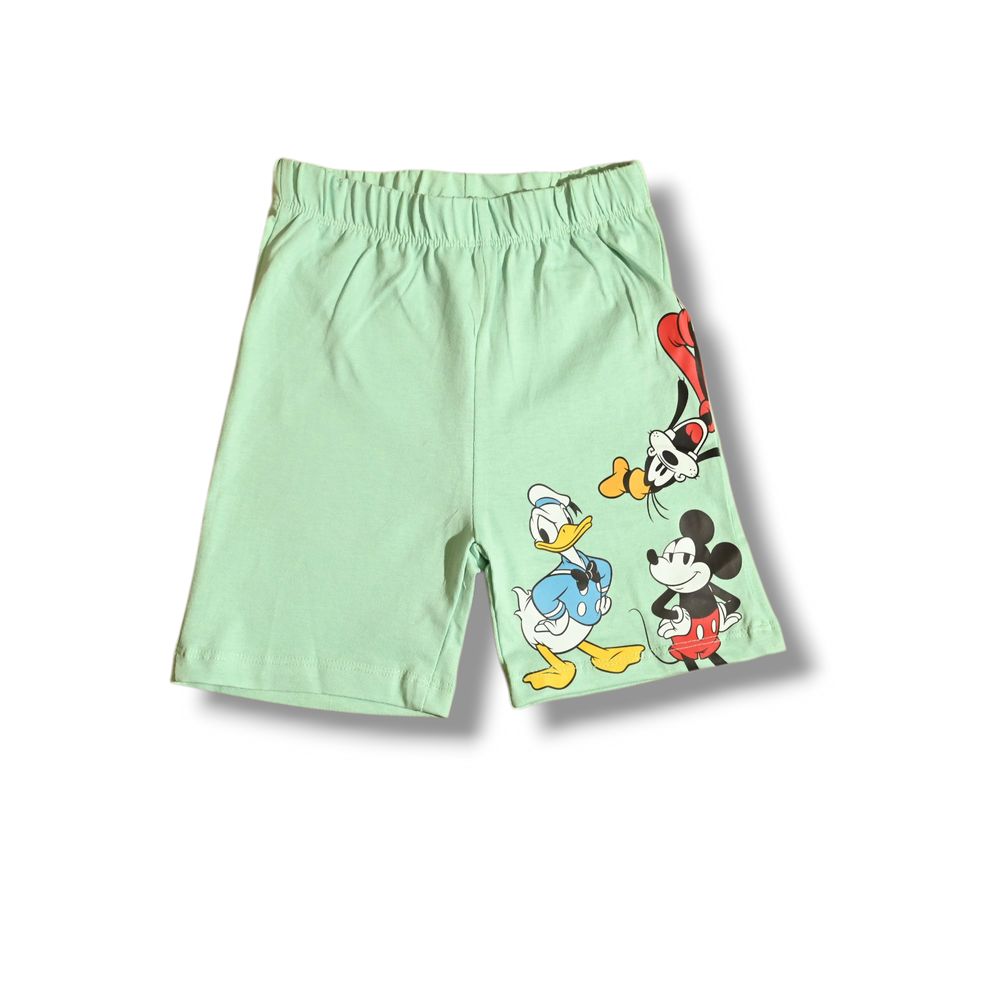 Mickey & Friends - Boys T-shirt And Short Set - Pastel Green