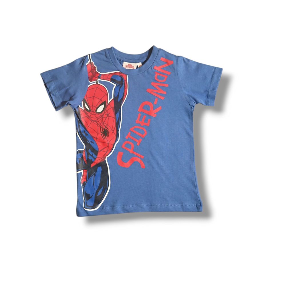 Spiderman - Boys T-shirt And Short Set - Blue