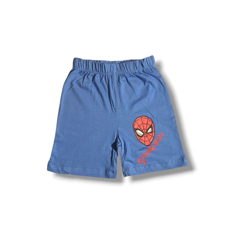 Spiderman - Boys T-shirt And Short Set - Blue