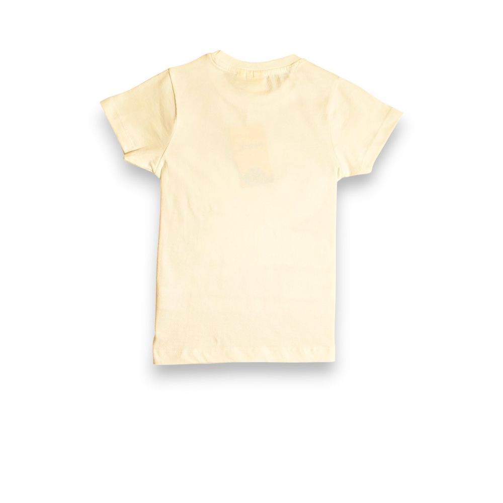 Lilo & Stitch - 2pc-Set - Girls' Chilled Vibes Printed T-Shirt & Shorts - Beige