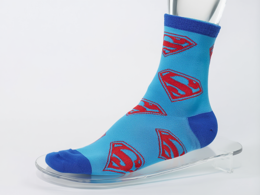 Superman 3pc-Set - Boy's Anklet Socks - Multicolor