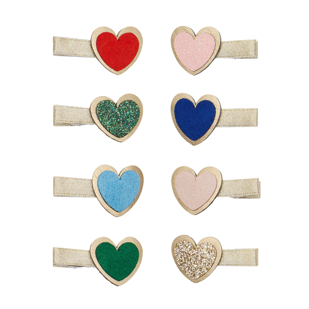 Mimi & Lula - Heartbeam Mini Clips Pack of 8 - Multicolor