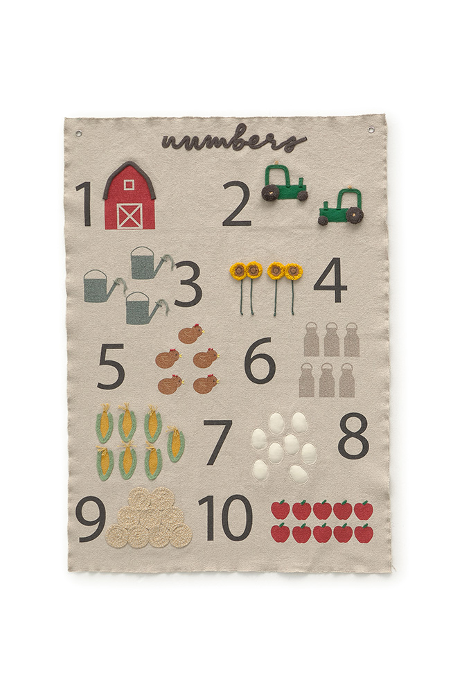 Lorena Canals - Wall Hanger Farm Numbers
