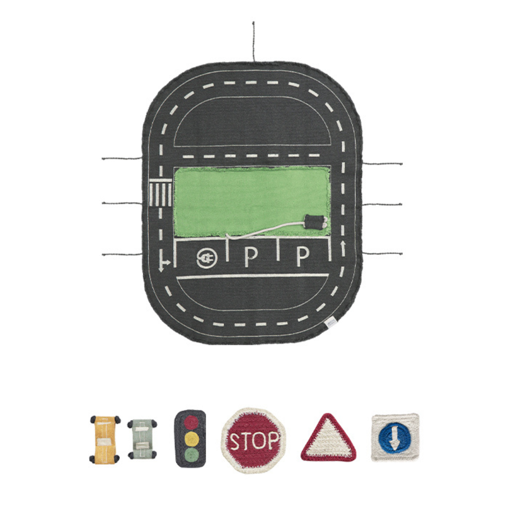 Lorena Canals - Eco City Green Toy Playset - Multicolor - 7 Pcs