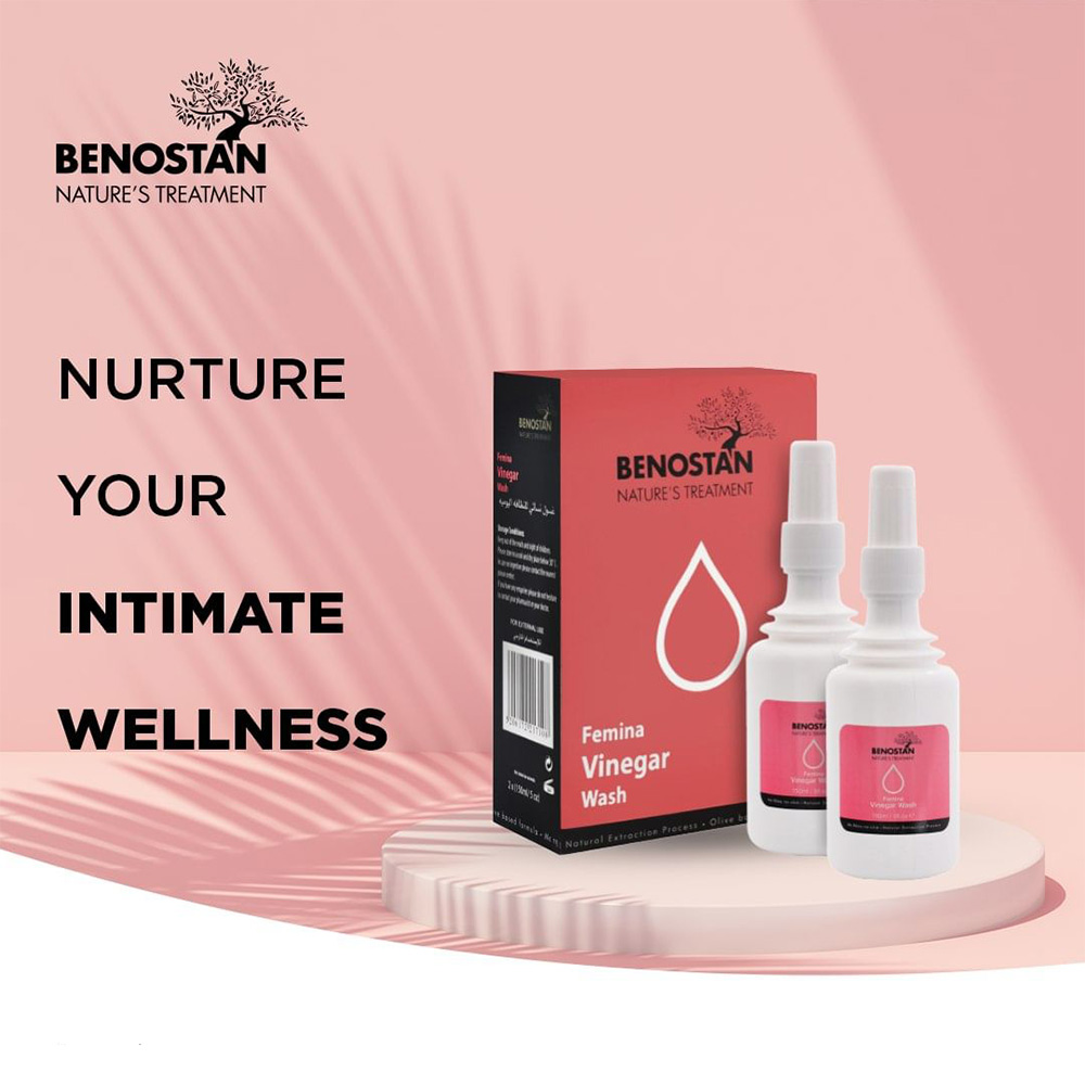 Benostan - Femina Vinegar Intimate Wash - 150 ml - Pack of 2