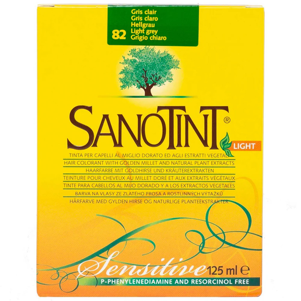 Sanotint - Sensitive Hair Colour Kit - Light Grey 82 - 125 ml