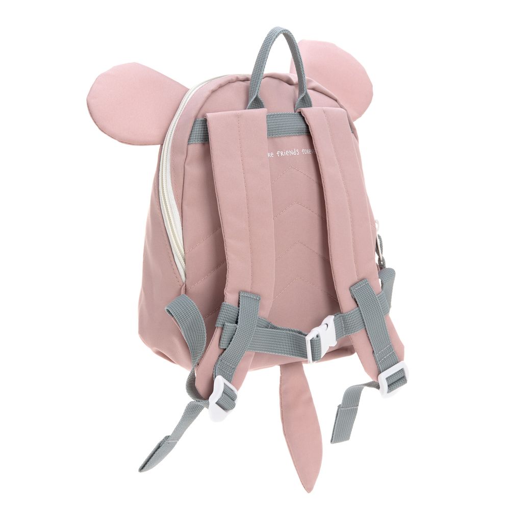 Lassig - Tiny Backpack About Friends - ChInchilla - Pink - 10-Inch/25.5cm