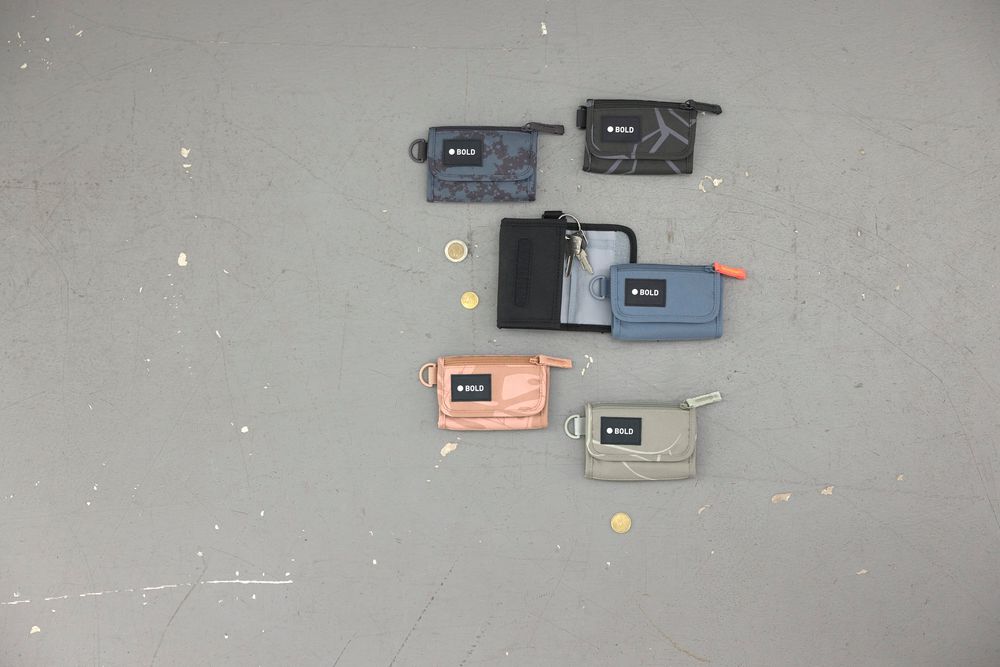 Lassig - Bold Collection School Wallet - Leaves Caramel