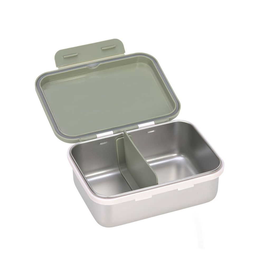 Lassig - Happy Prints Collection Stainless Steel Lunch Box - Light Olive