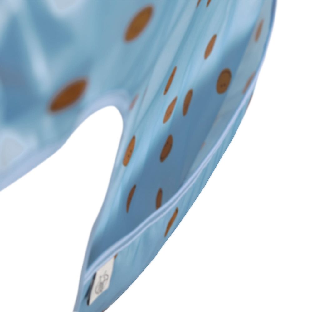 Lassig Happy Fruits Long Sleeve Bib with Drip Tray - 2pcs