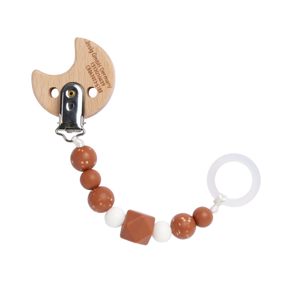 Lassig - Little Universe Collection Soother Holder - Moon