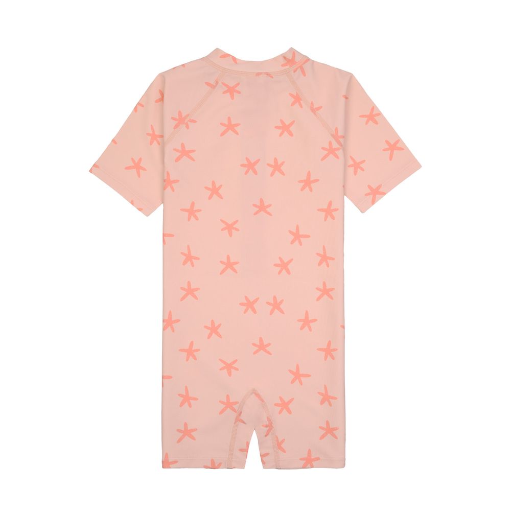 Lassig - Short Sleeve Sunsuit - Starfish Peach