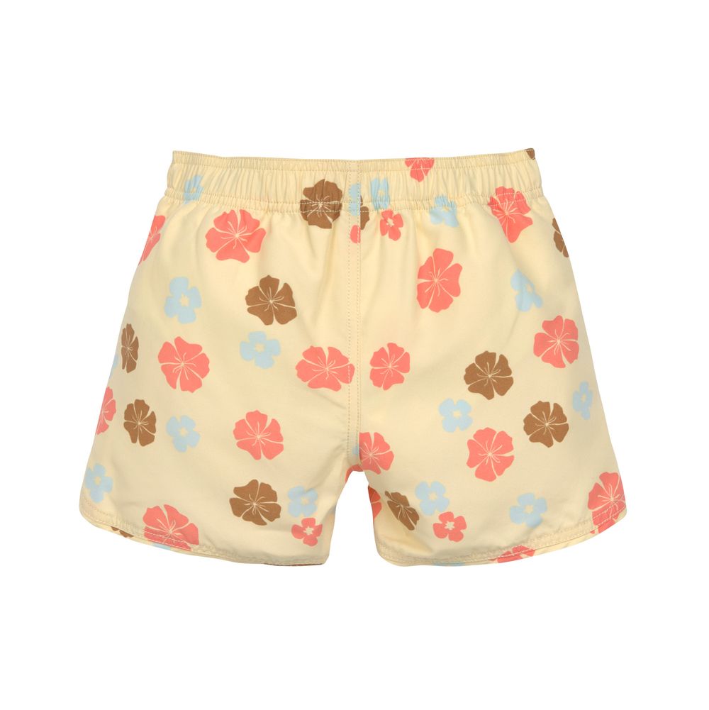 Lassig - LSF Girl's Boardie Shorts - Flowers Vanilla