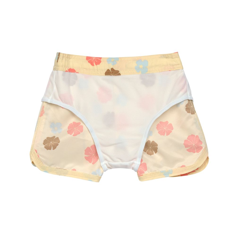 Lassig - LSF Girl's Boardie Shorts - Flowers Vanilla