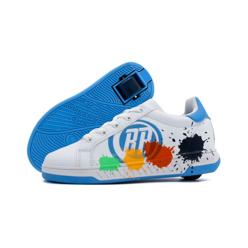 Breezy Rollers - 2280374 Kids Shoes - Blue/White