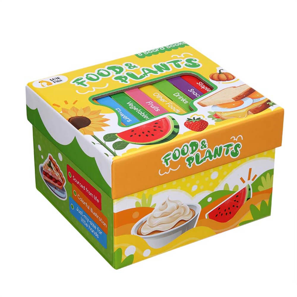 Food & Plants Board Book Set - Pack of 8