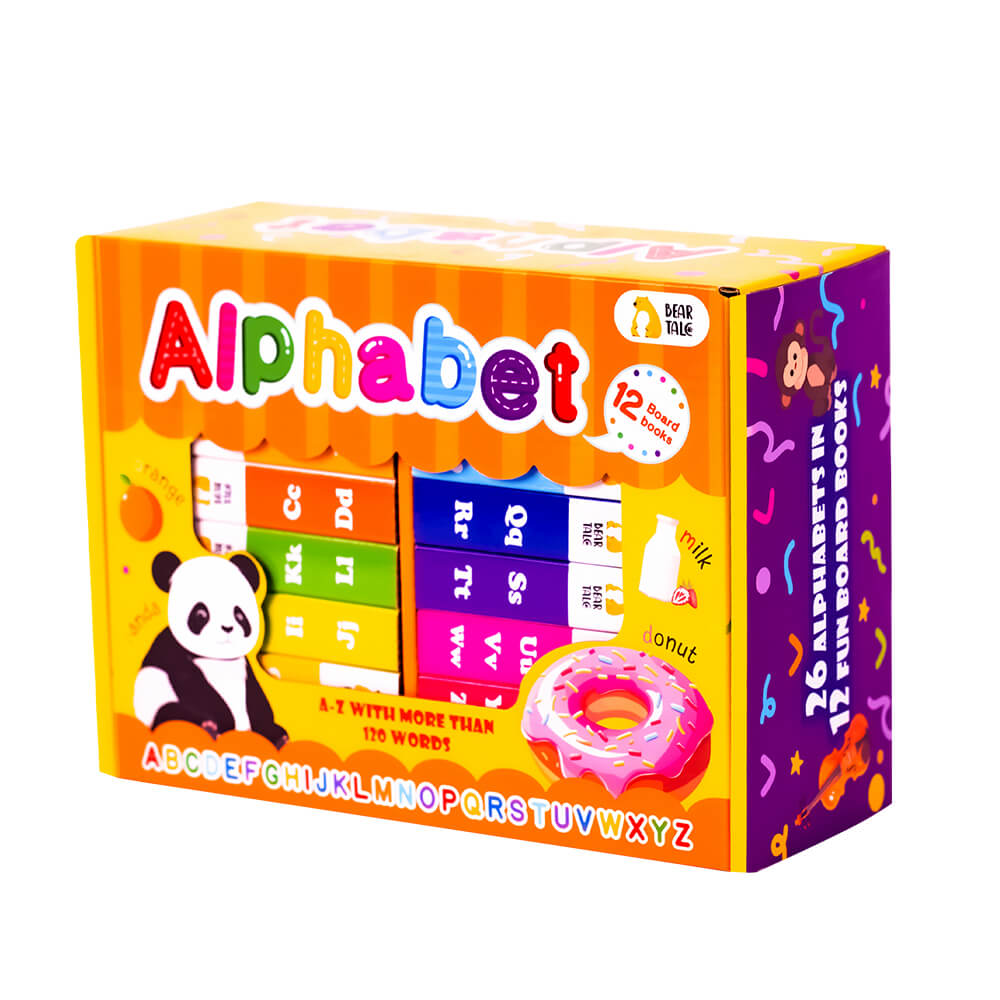 Alphabet Board Book Set - Pack of 12
